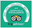 Certificate of Excellence Tripadvisor