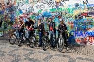 Prague bikes tour - Vyjížďka na kole - Lenonova zeď | Bike tour - John Lennon wall