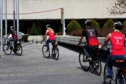 Prague bikes tour - Konec vyjížďky na kole hotel Intercontinental | End of bike tour hotel Intercontinental
