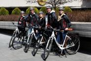 Prague bikes tour - Start vyjížďky na kole hotel Intercontinental | Start of bike tour hotel Intercontinental